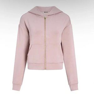 NWT EXPRESS Scuba Full Zip Hoodie PINK - XL X-Large